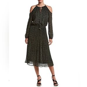 MICHAEL Michael Kors Green Long Sleeve Dress